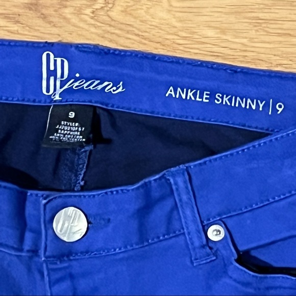 GP JEANS Juniors Ankle Skinny Jeans Sapphire 5 Pockets Size 9 - Picture 3 of 5